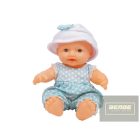 Játékbaba ruhában, fejpánttal - 24 cm -többféle