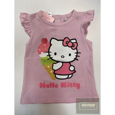 Hello Kitty kislány nyári  felső -rózsaszín