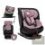 Lorelli Concord Pro autósülés Isofix 40-150cm - Pink
