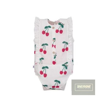 EEVI újjatlan BODY CHERRY ,muszlin