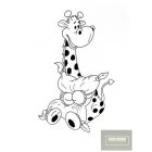 Fenyő kiságy 60x120 cm natúr-Ölelő macik