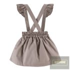 EEvi kislány pántos szoknya TK bézs