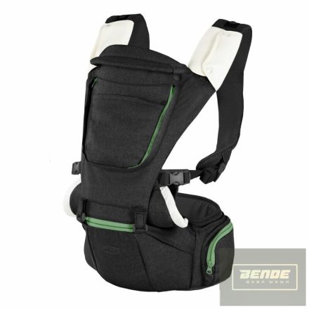 CHICCO Hip Seat bébihordozó merev csípőülőkével születéstől 15 kg-ig  AJÁNLOTT KOR: 0H + -PIRATE BLACK