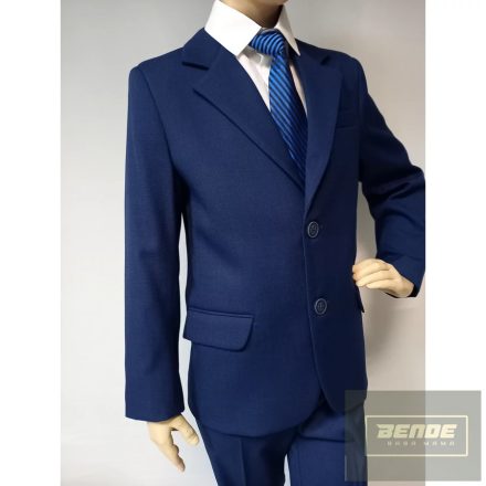 Karcsúsított elegáns kék fiú öltöny