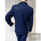 Karcsúsított elegáns kék fiú öltöny