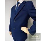 Karcsúsított elegáns kék fiú öltöny