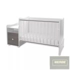 Lorelli Trend PLUS kombi ágy 70x165 cm- White & Caffe ÚJ
