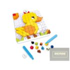Állatok mozaik 128 darabos képkirakó