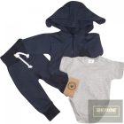 Zyzio&Zuzia 3 részes együttes fülekkel-farmer