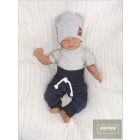 Zyzio&Zuzia 3 részes együttes fülekkel-farmer