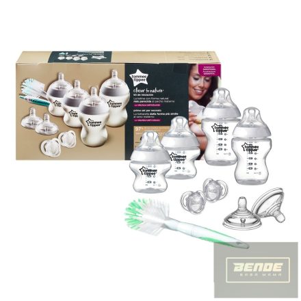 Tommee Tippee újszülött cumisüveg kezdő szett CTN BPA-mentes (9db) 0+