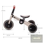 Kinderkraft tricikli/futóbicikli - 4Trike silver grey