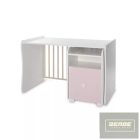 Lorelli Trend PLUS kombi ágy 70x165 cm- White & Orchid Pink ÚJ