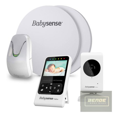 Babysense légzésfigyelő 7 és kamerás bébiőr V24