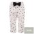 EEVI Dogs &Spots pamut leggings , tört fehér -mintás