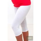 Kismama leggins 3/4-es fehér