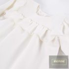 EEVI hosszu ujjú fodros ruha Ceremony Falbanka ecru