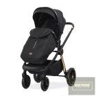 Lorelli Bianca 3az1-ben újszülött babakocsi Lorelli Aria Luxe hordozóval - Black (2 doboz)
