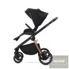 Lorelli Bianca 3az1-ben újszülött babakocsi Lorelli Aria Luxe hordozóval - Black (2 doboz)